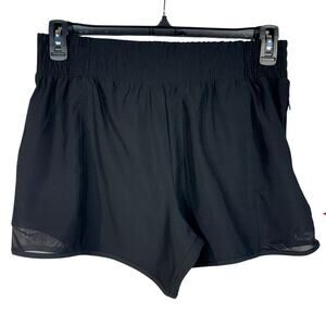 Spyder Large Active Shorts Pull-On Quick-Dry Zip Pocket Stretch Lightweight